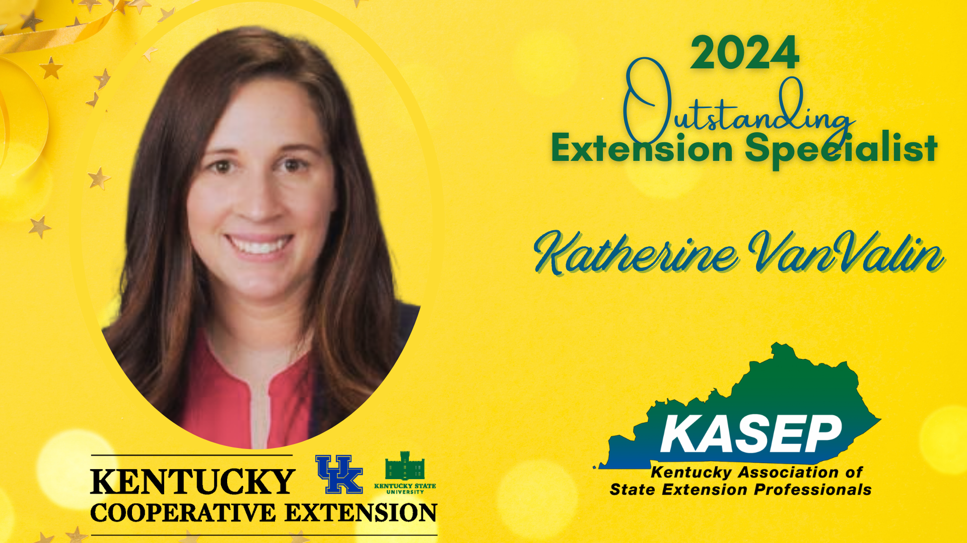 KASEP 2024 Outstanding Extension Specialist Award winner