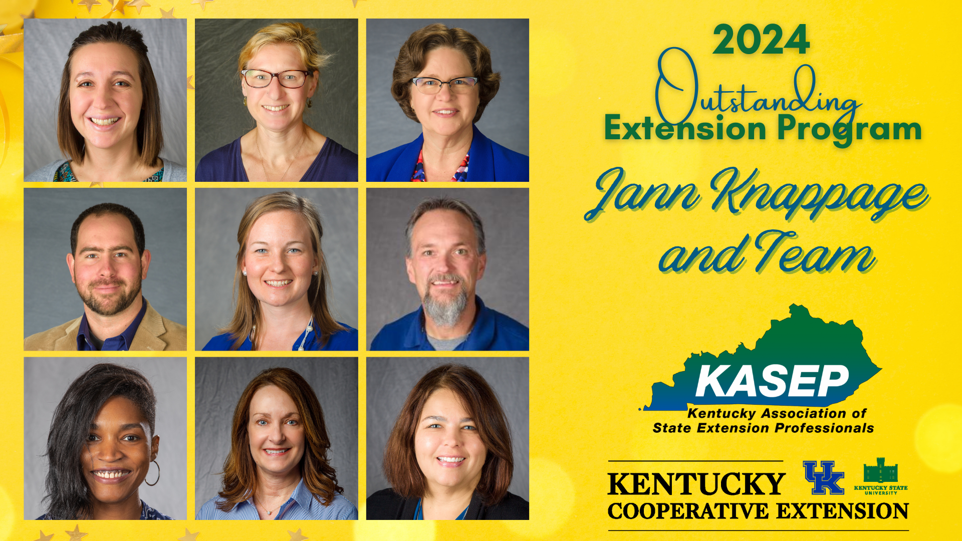 2024 KASEP outstanding extension program award winners